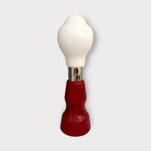Carica l&#39;immagine nel visualizzatore di Gallery, Lampada Birillo bianca e rossa, Mazzega, Italia anni 60