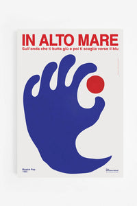 Ciao Discoteca italiana | IN ALTO MARE Loredana Bertè (Musica Pop 1980) 50x70 cm