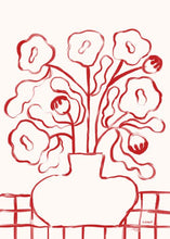 Carica l&#39;immagine nel visualizzatore di Gallery, PSTR studio | Madelen Red Silhouette Poppies 50x70 cm