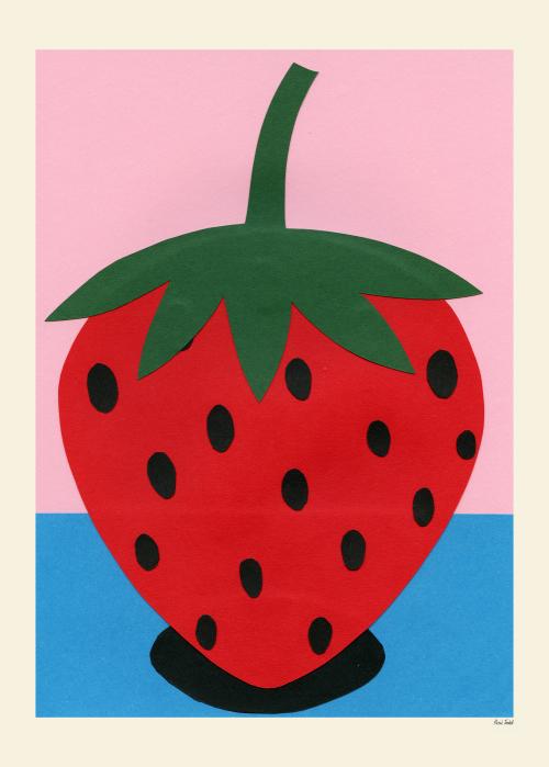 PSTR studio | Rosi Feist Strawberry 50x70 cm