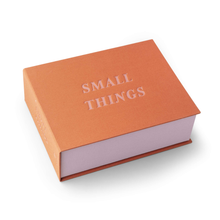 Carica l&#39;immagine nel visualizzatore di Gallery, Scatola contenitore decorativa | Small things box in rosa e arancione