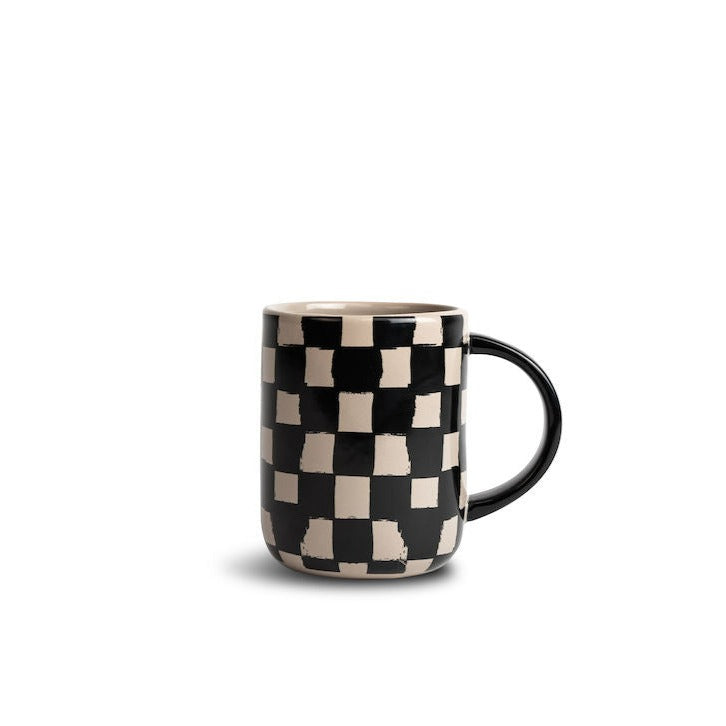BYON | Cup Liz - quadri bianco e nero