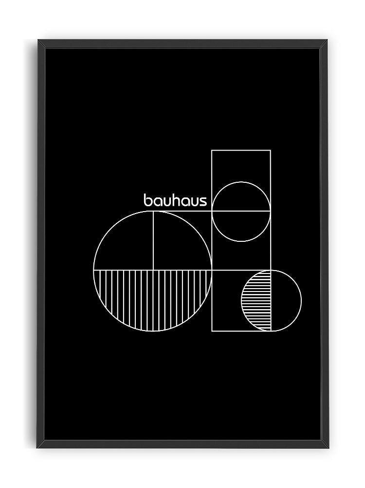 PSTR studio | Bauhaus Noir 50x70 cm
