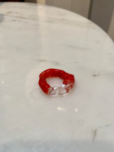 LEVENS JEWELS | Tao ring rosso