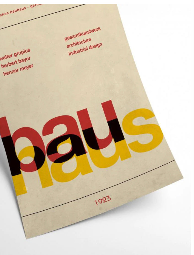 PSTR studio | Bauhaus school - Weimar Gropius 70x100 cm