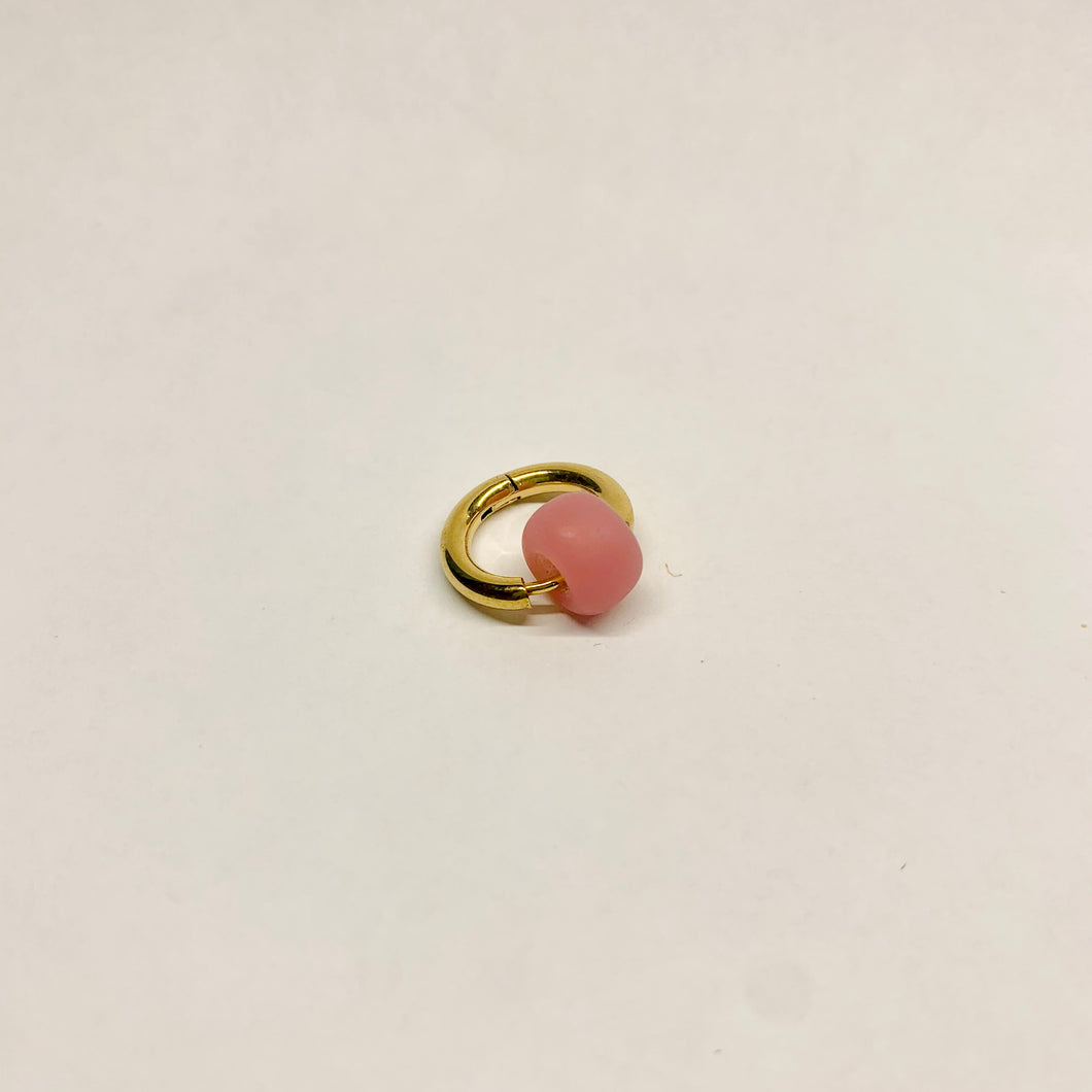 Mapi Jewelry | Orecchino Sawa 1 perlina colore rosa