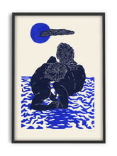 Carica l&#39;immagine nel visualizzatore di Gallery, PSTR studio | Maliv Blue Moon II 30x40 cm