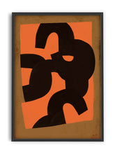 Carica l&#39;immagine nel visualizzatore di Gallery, PSTR studio | Marco composition on Orange 50x70 cm