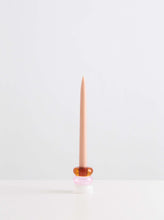 Carica l&#39;immagine nel visualizzatore di Gallery, Maison Balzac | Portacandela PETIT PAULINE in vetro ambra e rosa