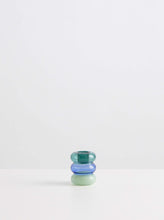 Carica l&#39;immagine nel visualizzatore di Gallery, Maison Balzac | Portacandela PETIT PAULINE in vetro azzurro e verde