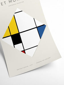 PSTR studio | Piet Mondrian Minimalism 50x70 cm