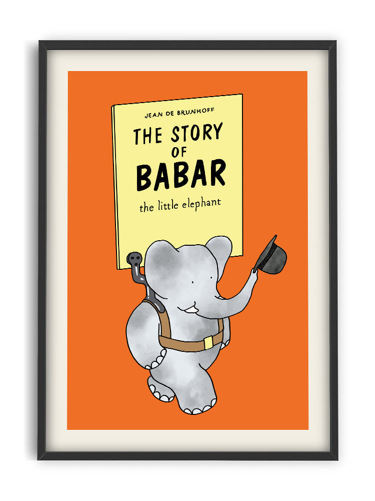 PSTR studio | Stampa the story of Babar cm 30x40