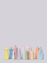 Carica l&#39;immagine nel visualizzatore di Gallery, Vaso bottiglia lozione in ceramica color burro