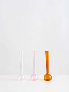 Maison Balzac | MARGOT vase trio - Ambra, Rosa, trasparente