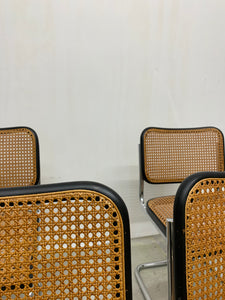 Set di 4 sedie Cesca by Marcel Breuer