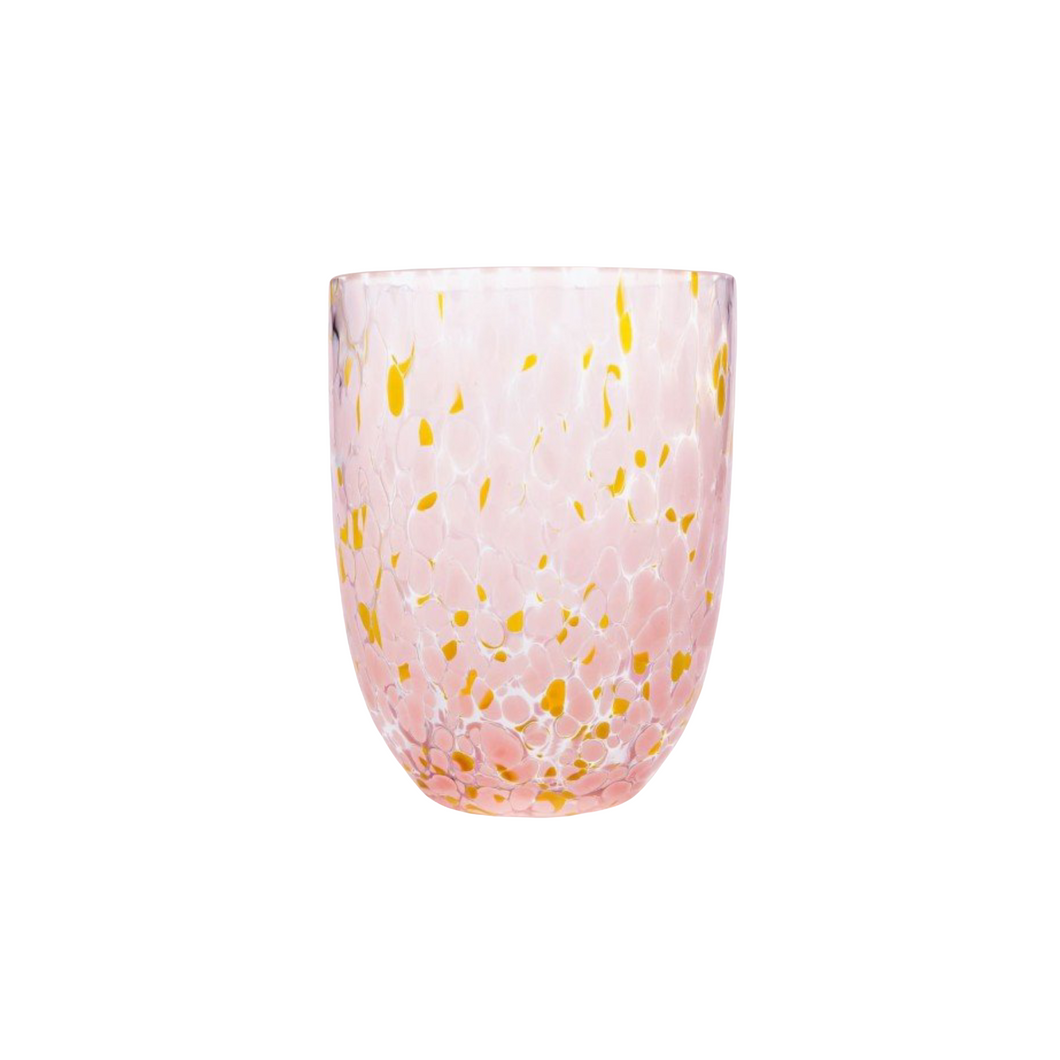Anna von Lipa | tumbler confetti rosa+giallo set di 4