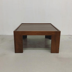 Tavolino in legno Afra e Tobia Scarpa per Cassina, anni 70