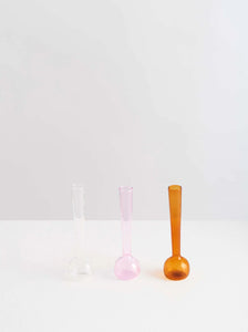 Maison Balzac | MARGOT vase trio - Ambra, Rosa, trasparente
