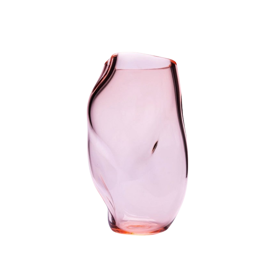 Anna Von Lipa | Vaso Squeeze trasparente rosa