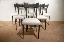 Carica l&#39;immagine nel visualizzatore di Gallery, Set di 6 sedie stile Ico Parisi, anni &#39;50