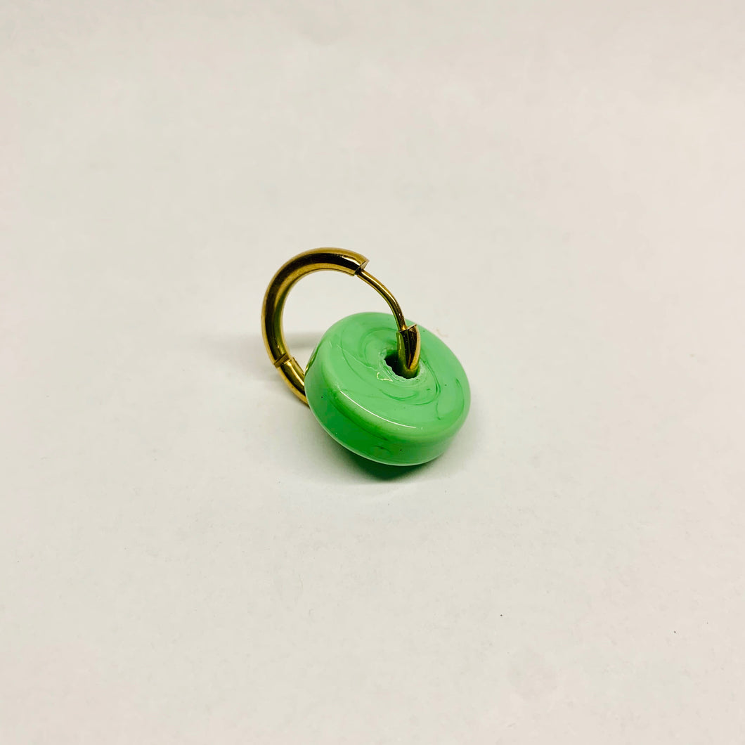 Mapi Jewelry | Orecchino Pac-Man colore verde