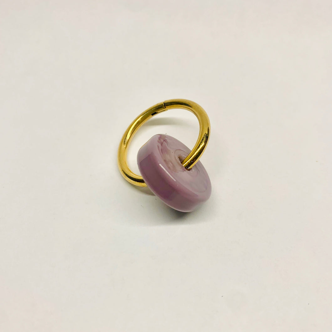 Mapi Jewelry | Orecchino Pac-Man colore viola